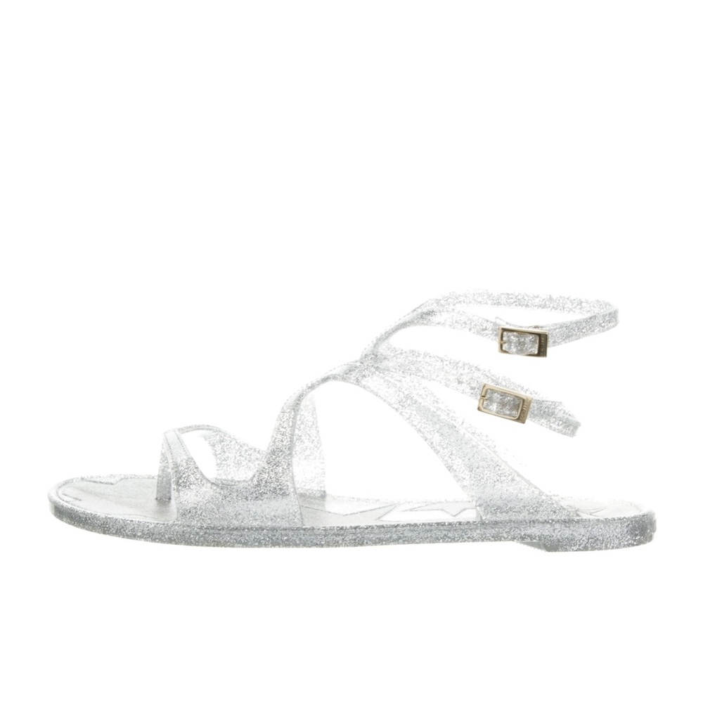 Jimmy Choo Rubber Gladiator Sandals sz 39 NEW